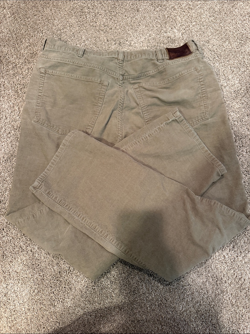 Polo Ralph Lauren khaki cordory boot cut chinos size  36/30